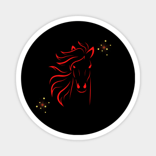 horse design Magnet